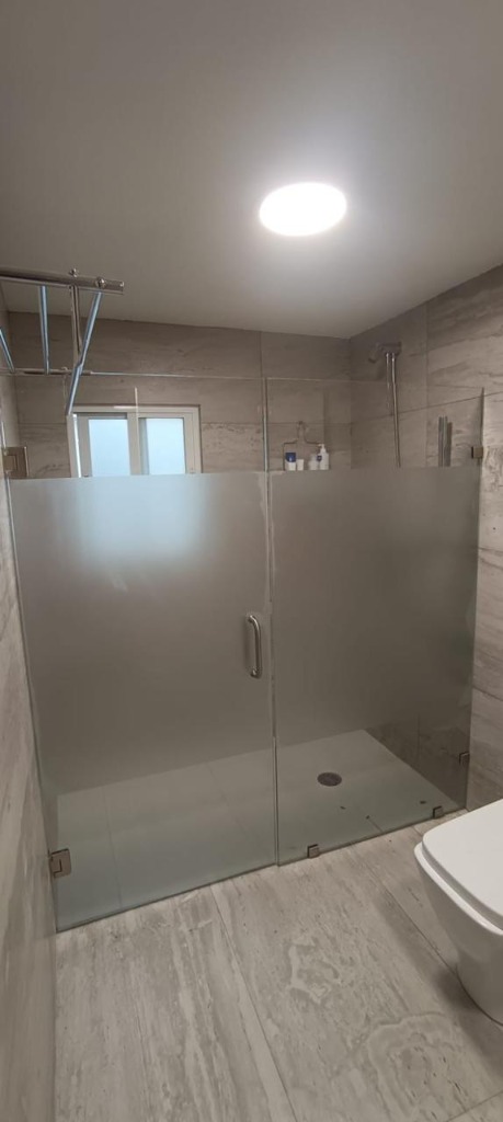 Cancel de Baño en Cristal Esmerilado